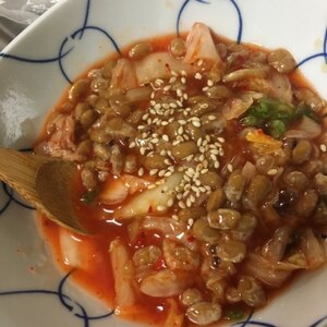 キムチ納豆